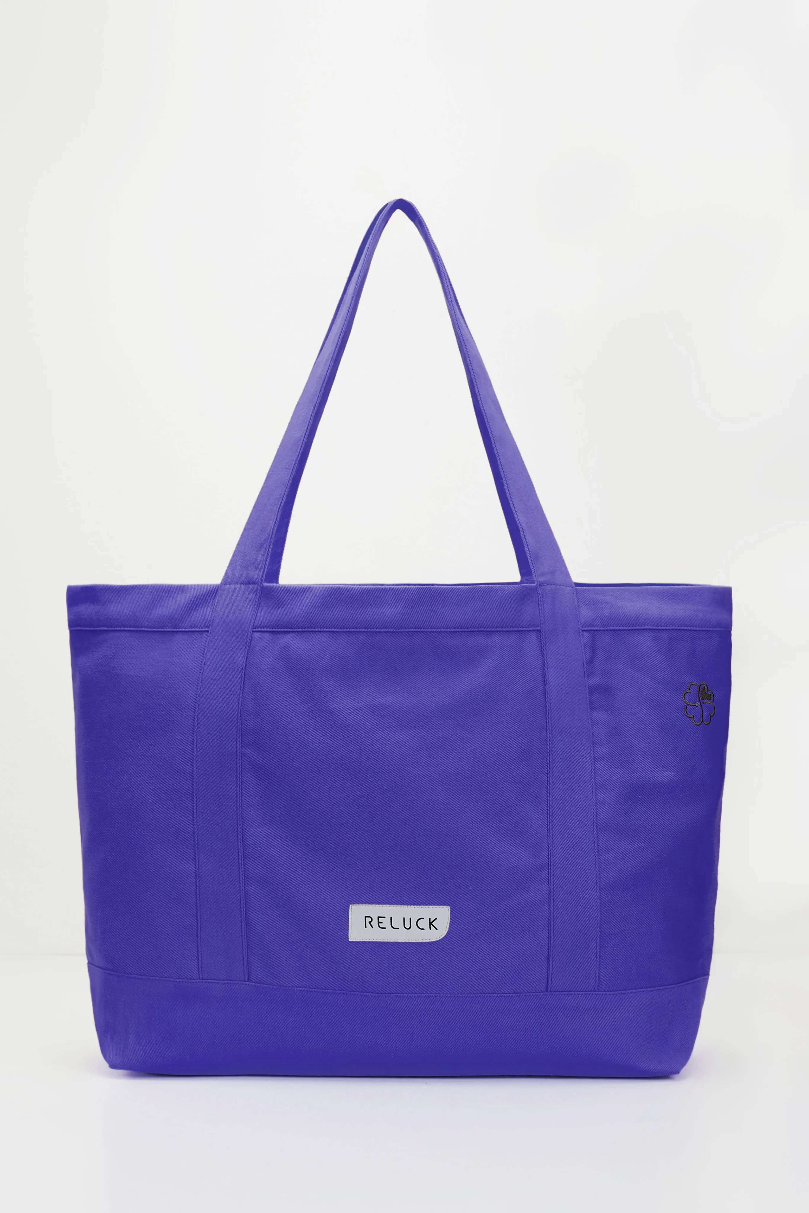 100% Recycled Big Tote Bag Purple