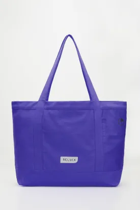 100% Recycled Big Tote Bag Purple