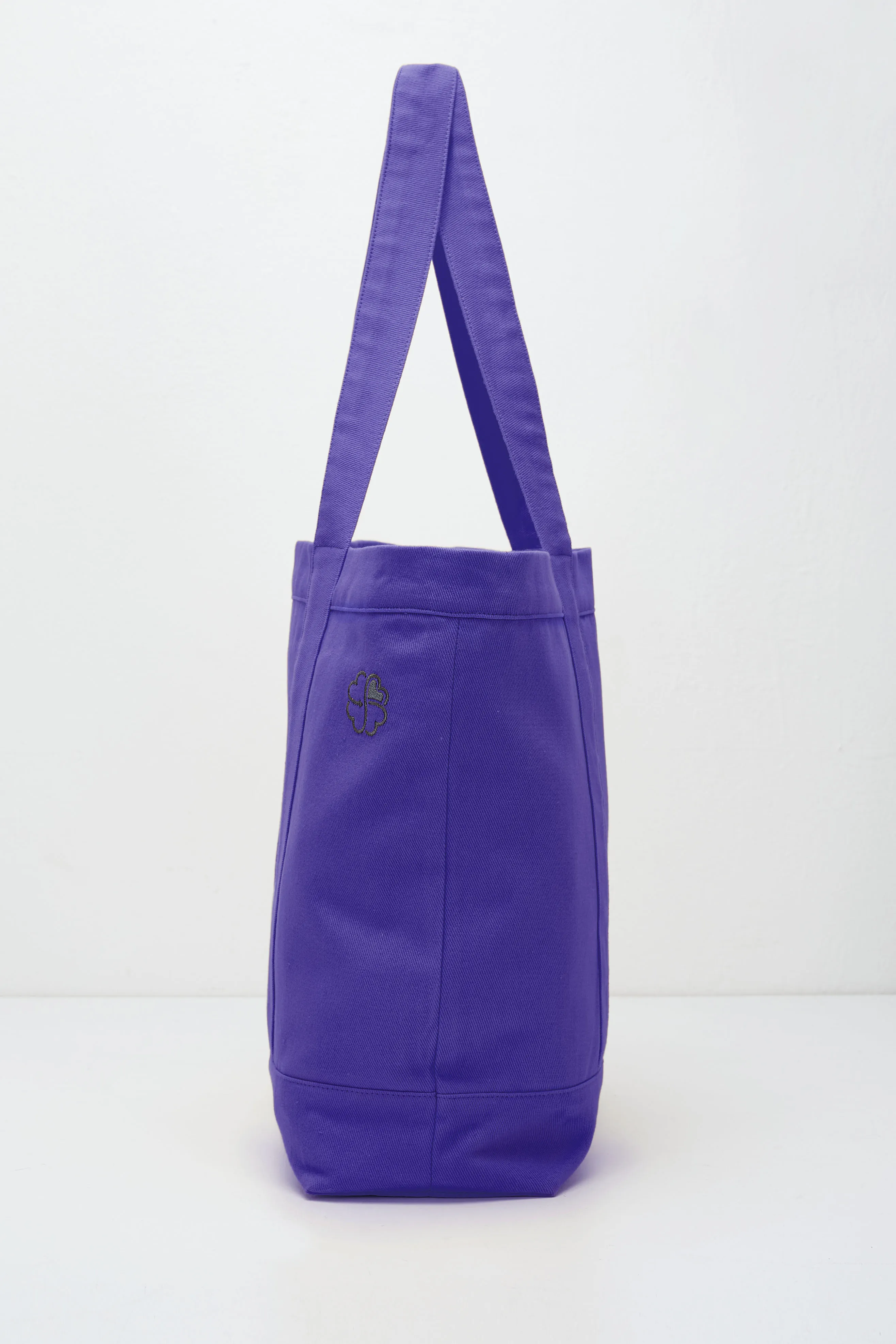 100% Recycled Big Tote Bag Purple