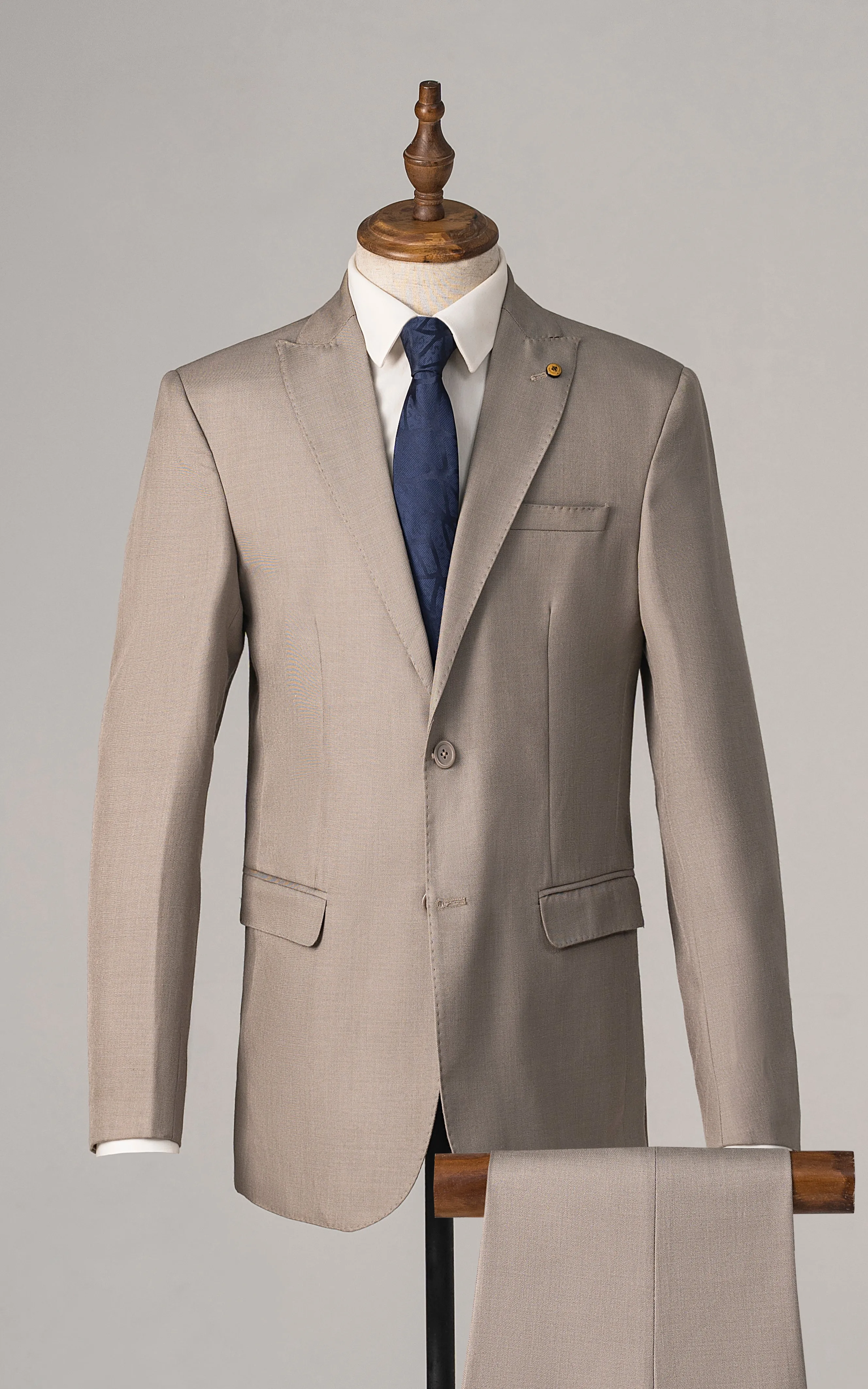 2 PIECE SUIT BEIGE