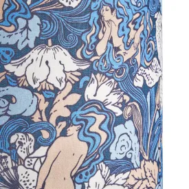 25cm drum shade in opal and lily Forbidden Fruit from Sanderson's 'Archive'