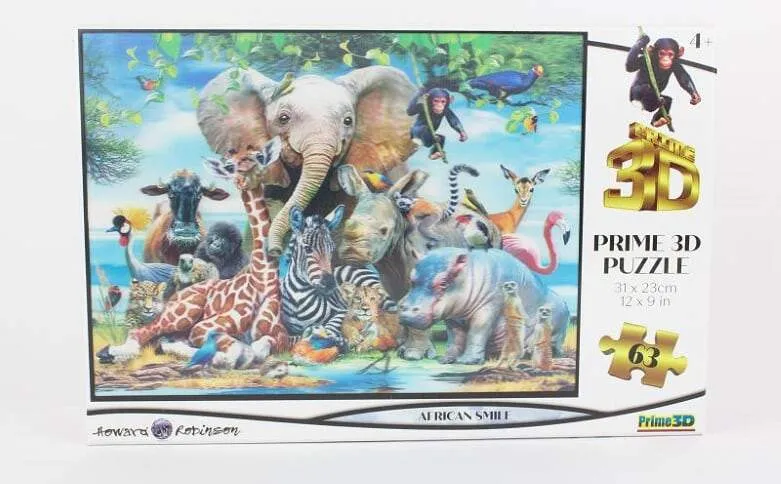 African Smile 100-Piece Puzzle - UPC: 670889106980