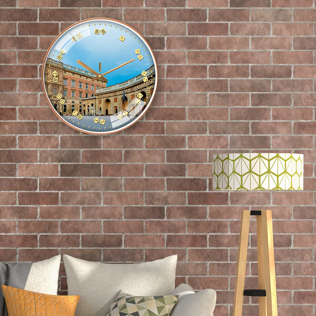Amazing buildings in bath city wall clock