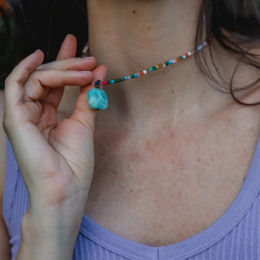 Amazonite Traveler Necklace