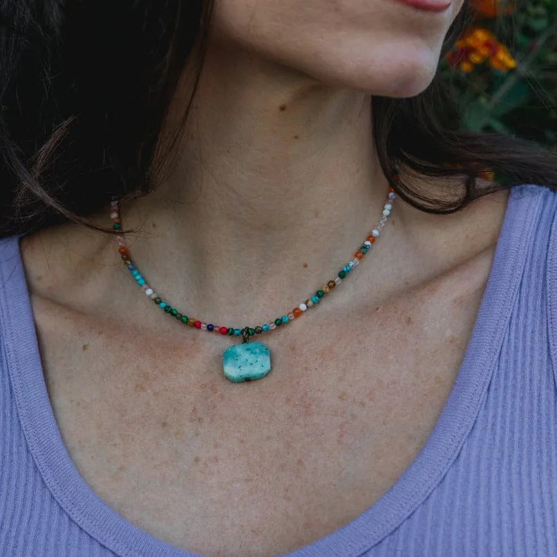 Amazonite Traveler Necklace