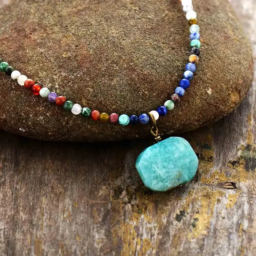 Amazonite Traveler Necklace