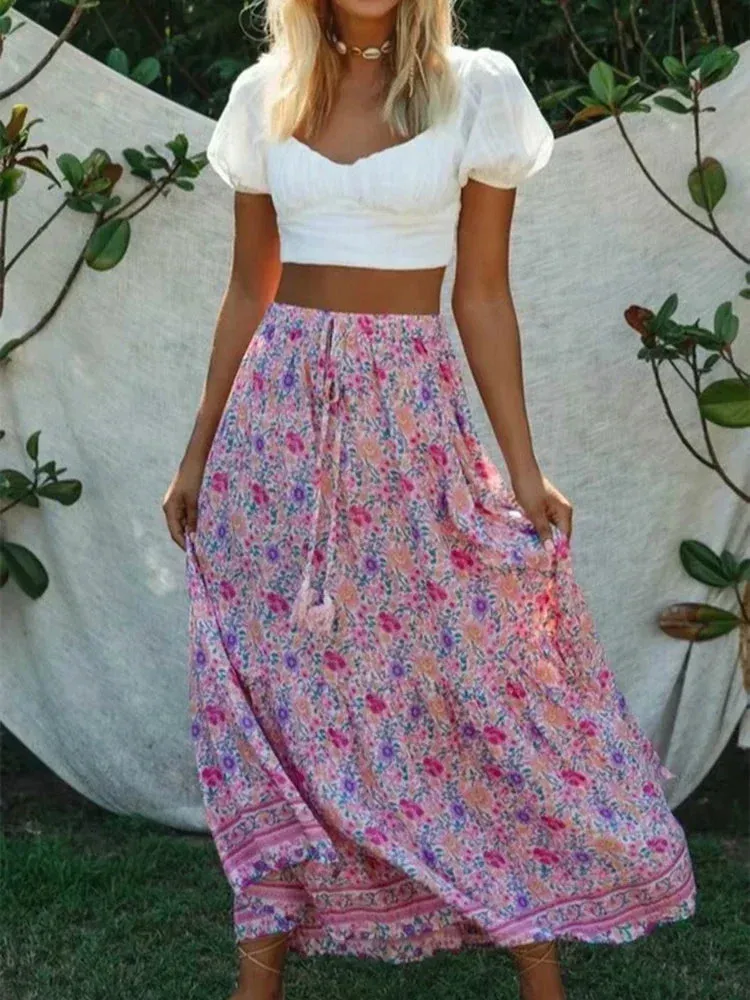 Amelie Boho Maxi Skirt