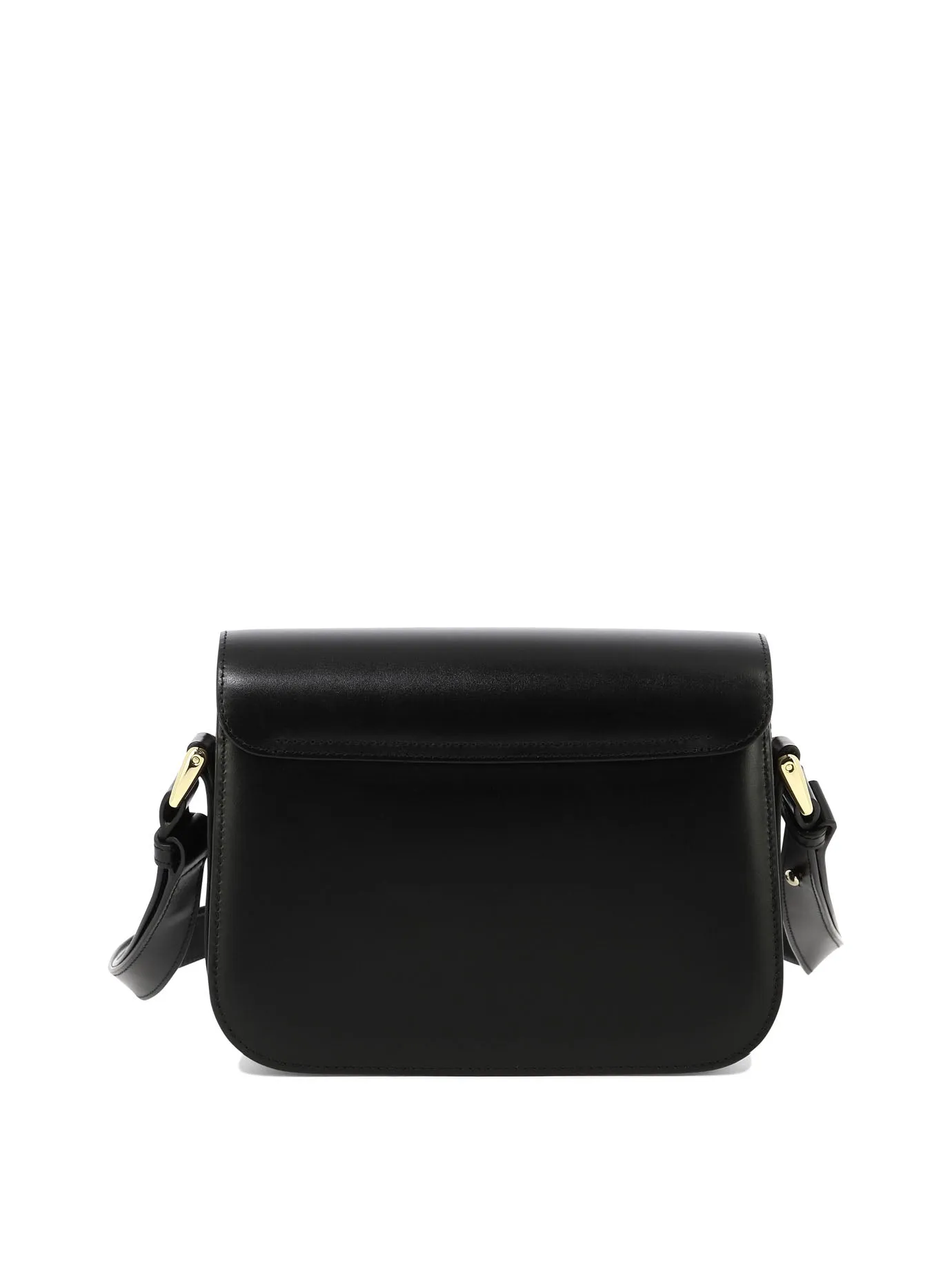 A.P.C. "Grace Small" Women's Black Leather Crossbody Bag - Fall/Winter 2024