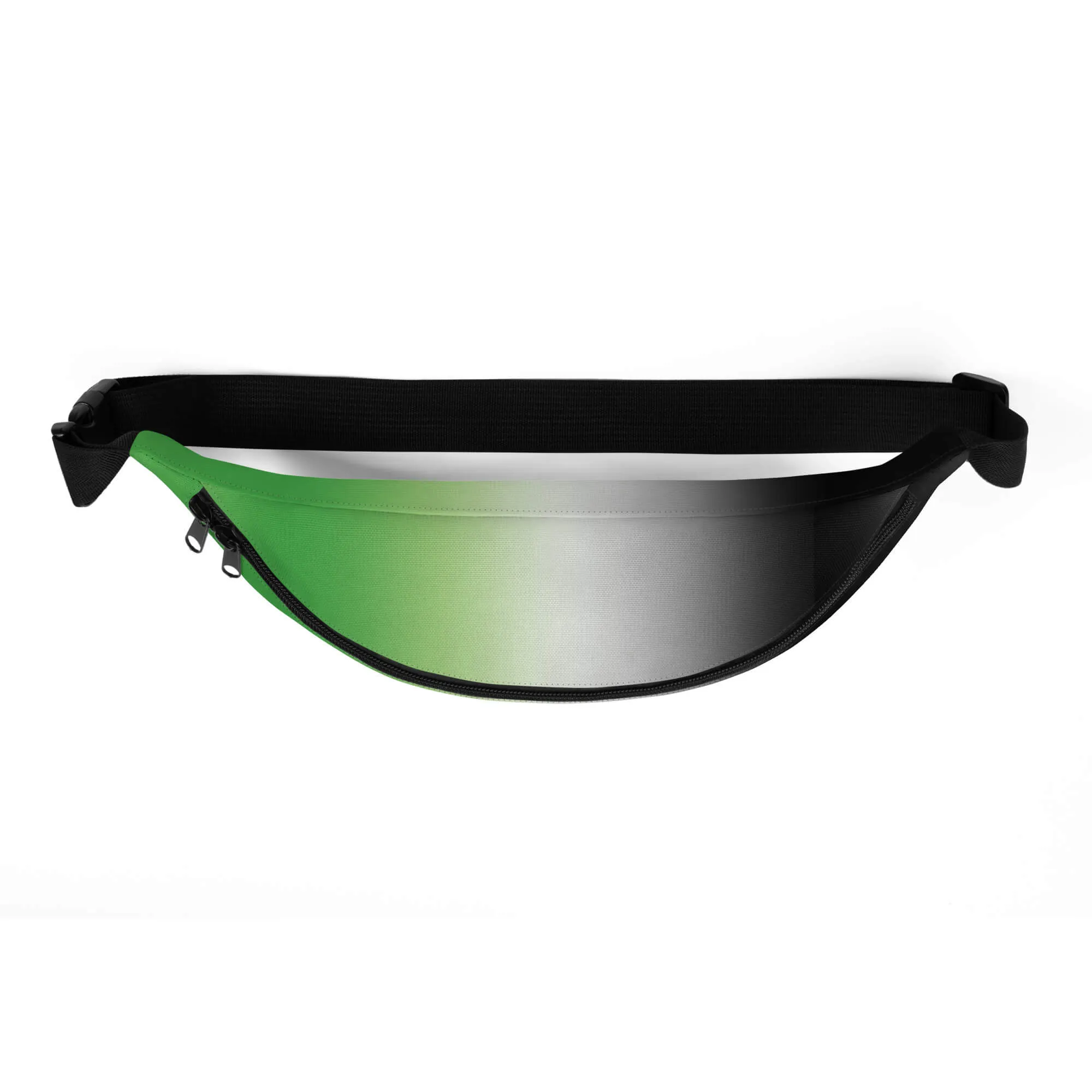 Aromantic Pride Ombre Crossbody Belt Bag