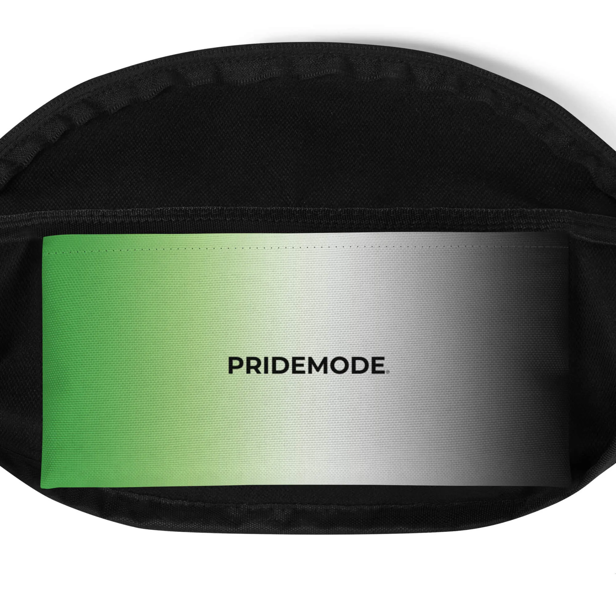 Aromantic Pride Ombre Crossbody Belt Bag