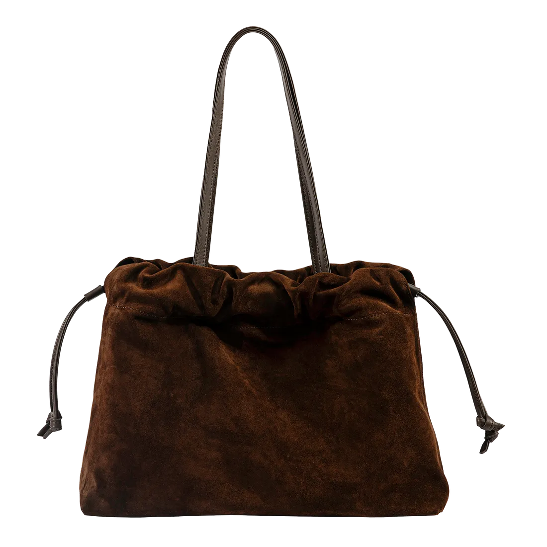 Asisi Tote in Chocolate Suede