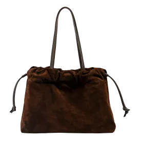 Asisi Tote in Chocolate Suede