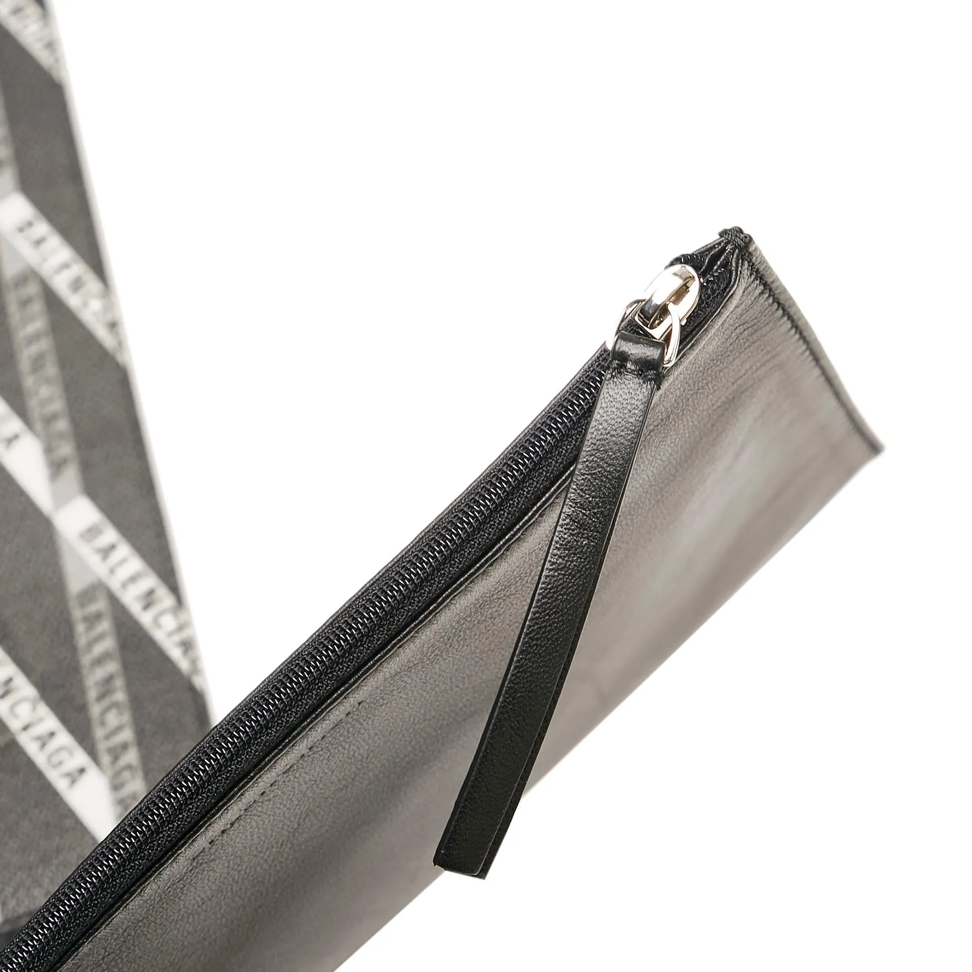 Balenciaga Logo-print leather tote bag