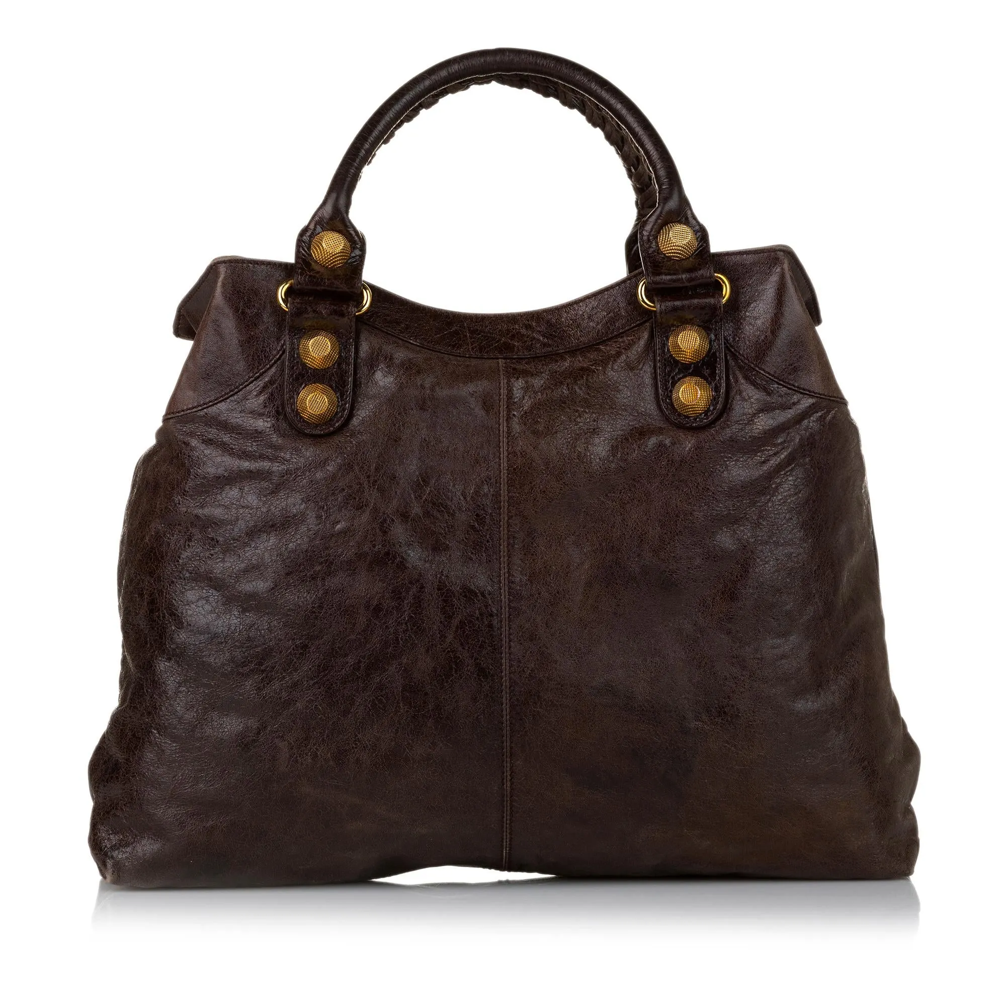 Balenciaga Motocross Brief Giant 21 Leather Tote Bag