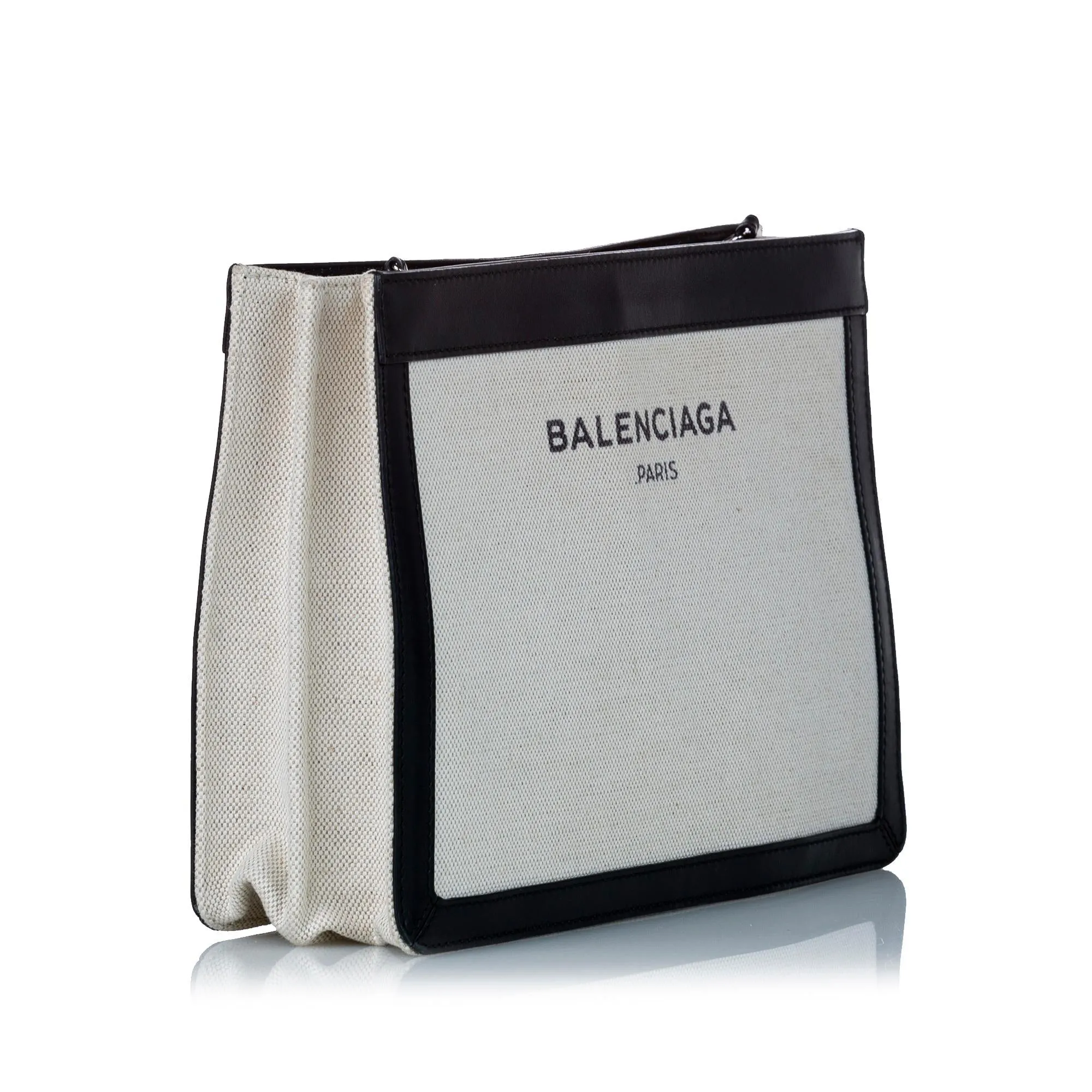 Balenciaga Navy Pochette Canvas Crossbody Bag