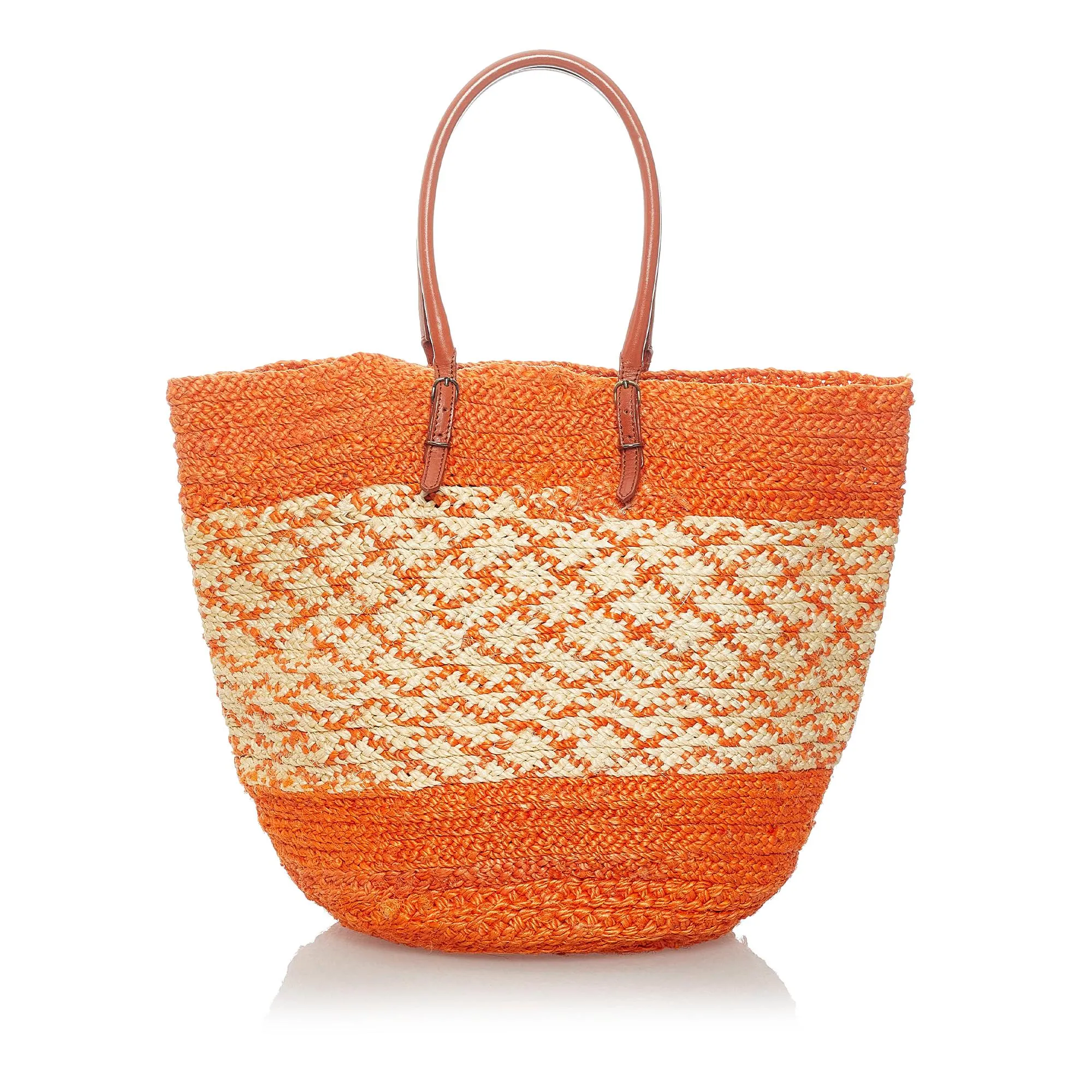 Balenciaga Panier Raffia Tote Bag