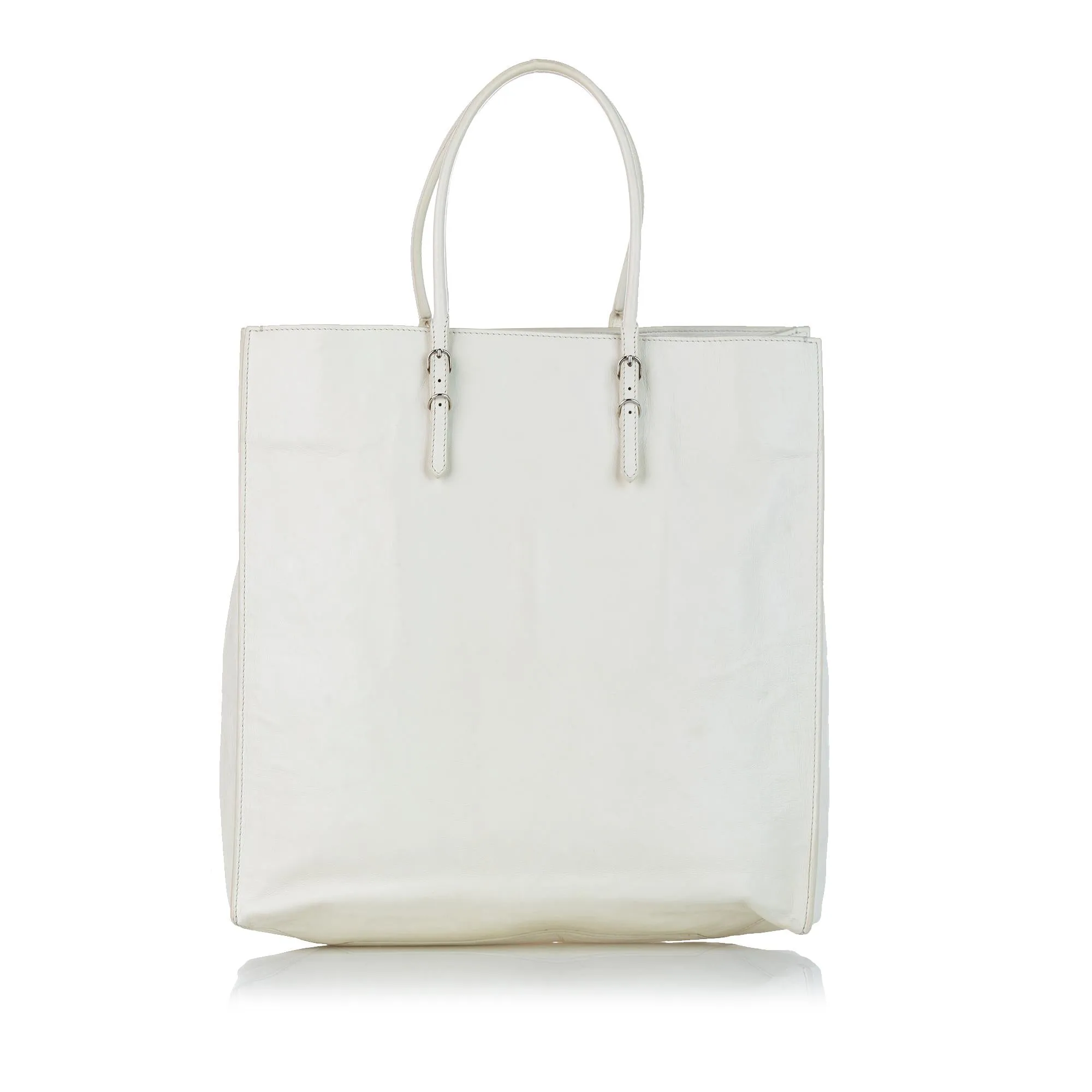 Balenciaga Papier A5 Leather Tote Bag