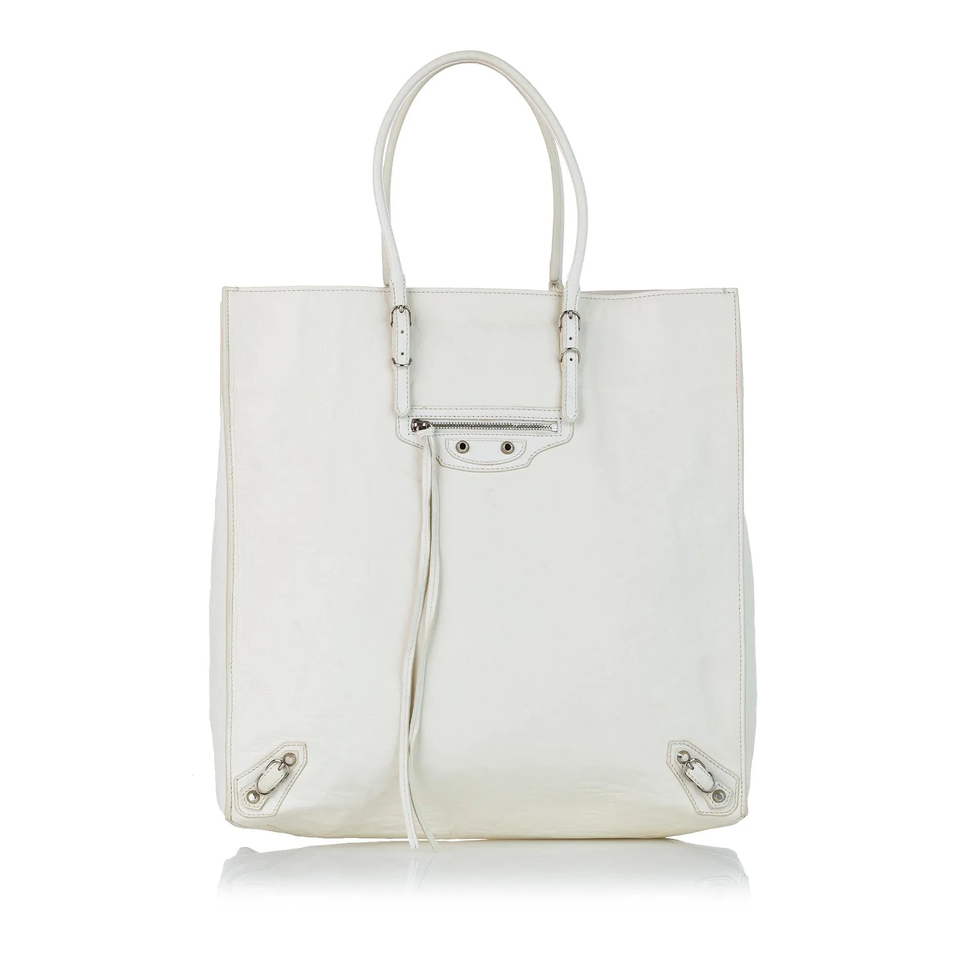 Balenciaga Papier A5 Leather Tote Bag