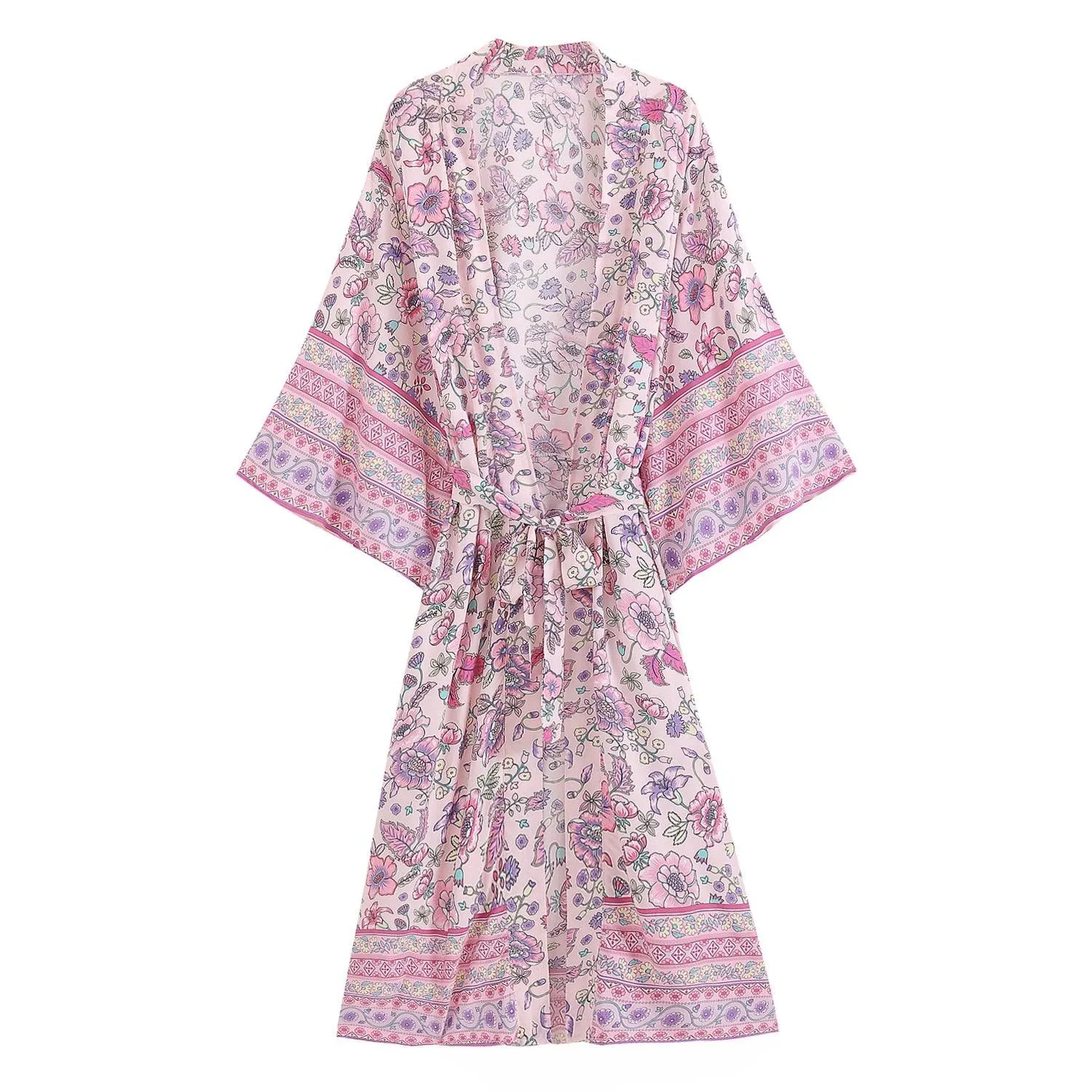 Beach Cover Up Kimono, Bohemian Long Kimono, Handmade Bohemian Kimono, Bohemian Long Kimono, Vintage Bohemian Kimono, Beach Dress Kimono, Boho Maxi Kimono