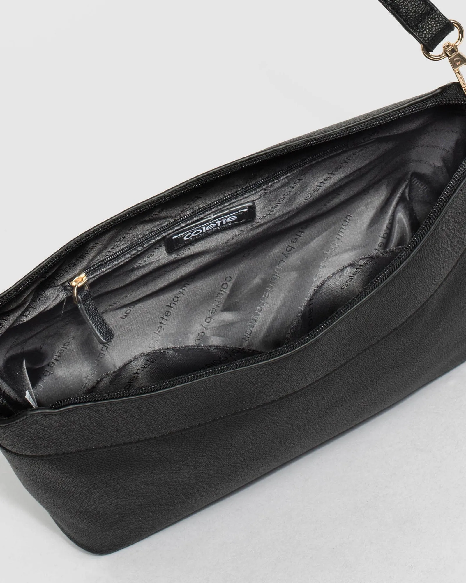 Black Lilibet Tassel Tote Bag