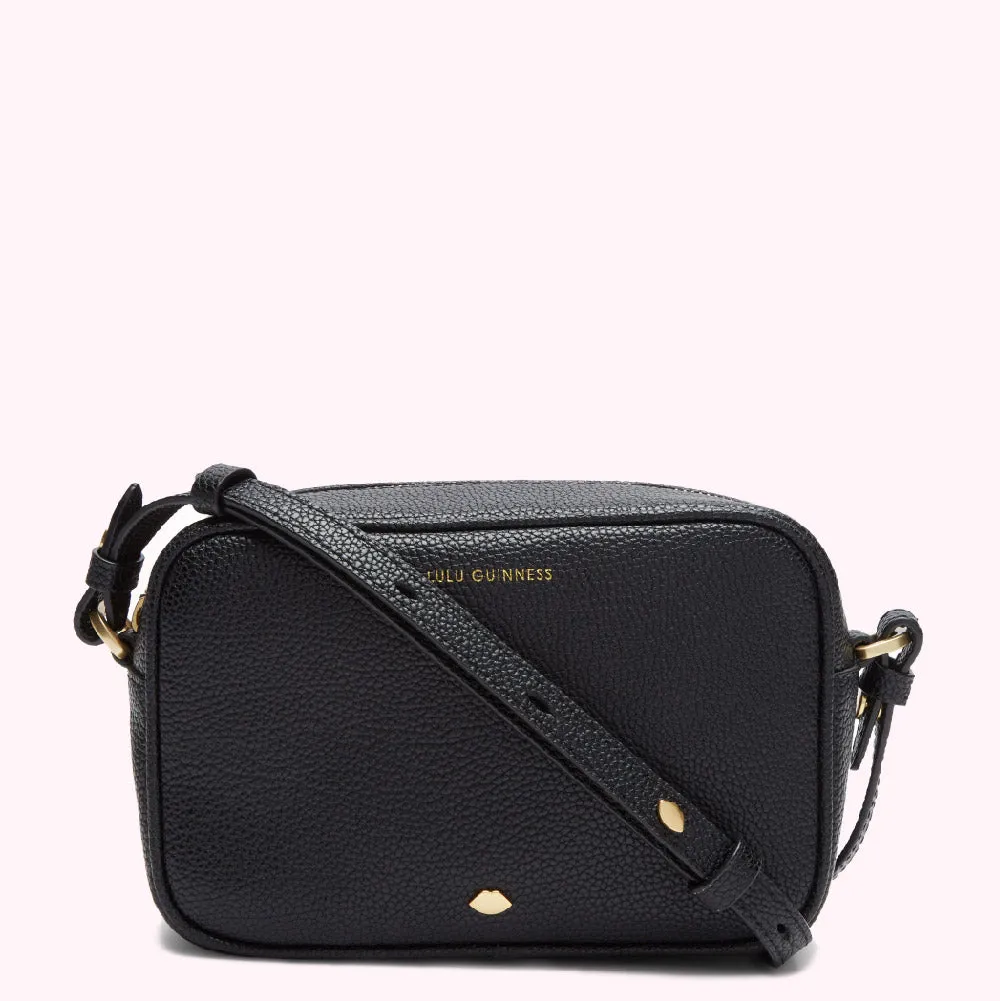 BLACK MEDIUM PATSY CROSSBODY BAG
