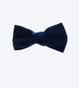 Blue Velvet Bow Tie