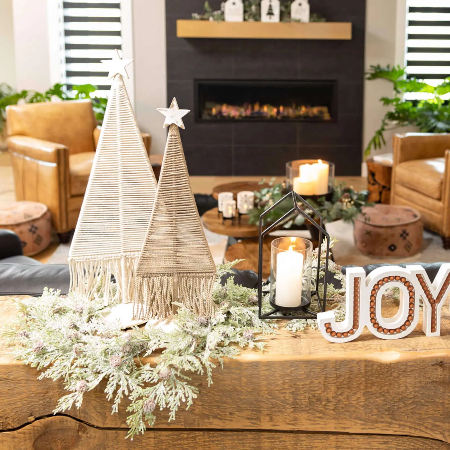 Bo-Ho Macrame Tree Set Of 3