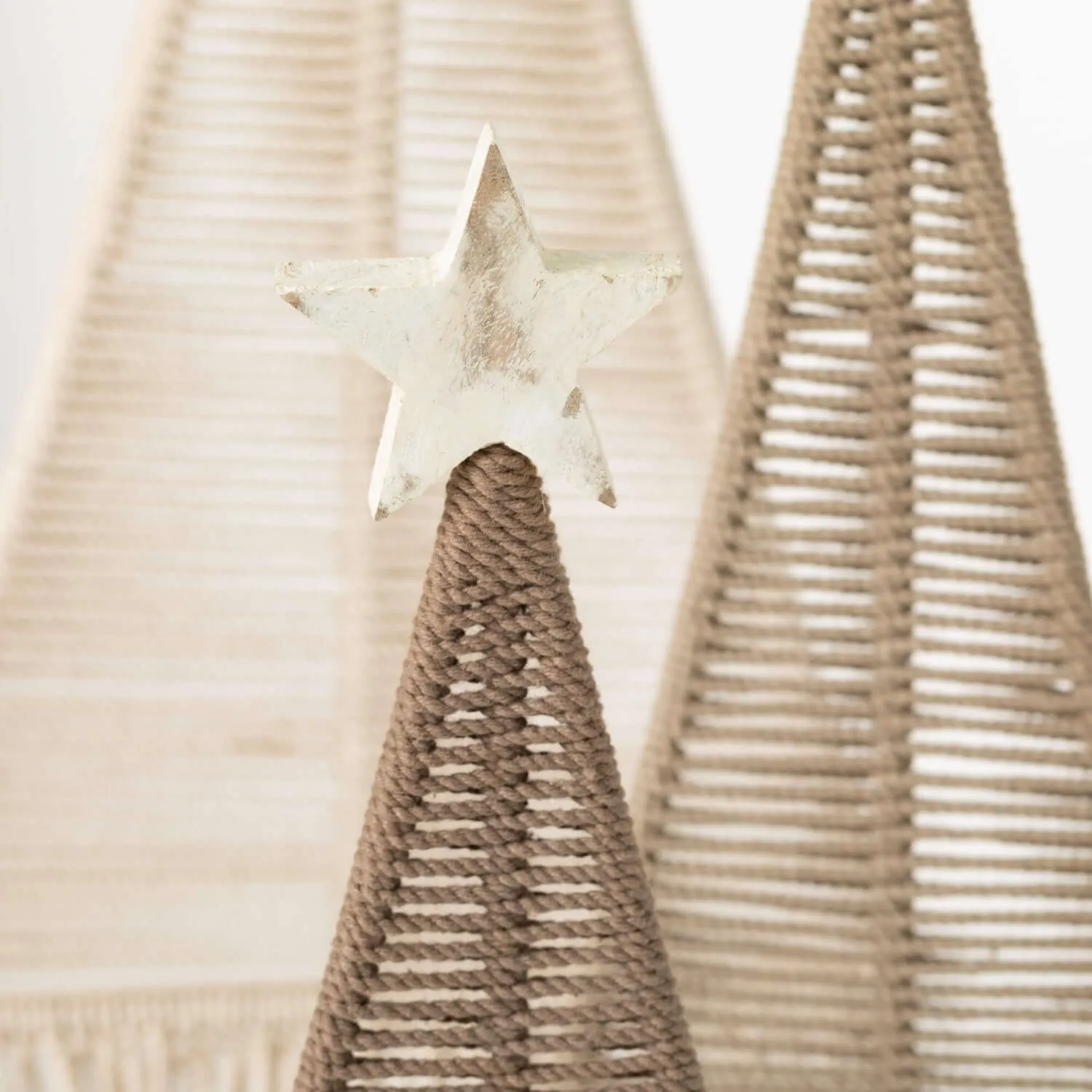 Bo-Ho Macrame Tree Set Of 3