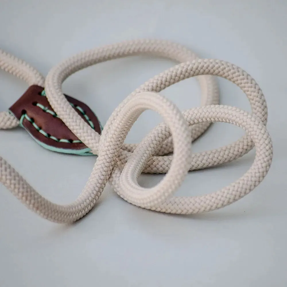 Bohemian Führleine - "white sands leash SLIM"