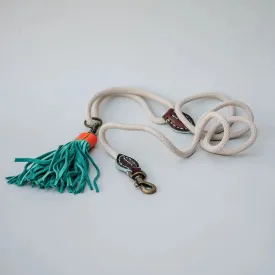 Bohemian Führleine - "white sands leash SLIM"