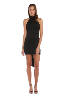 Bow Neck Mini Dress