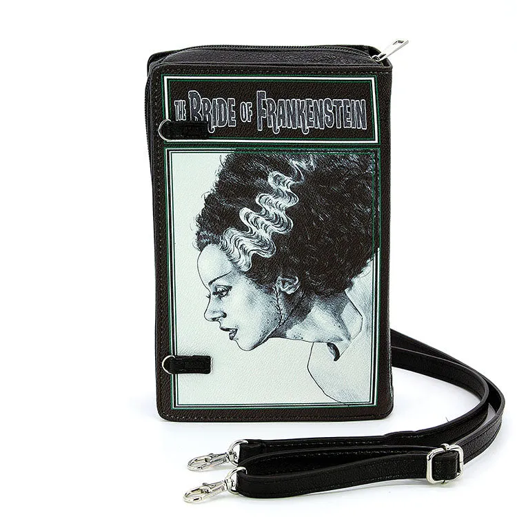Bride Of Frankenstein Book Clutch Purse - Handbag