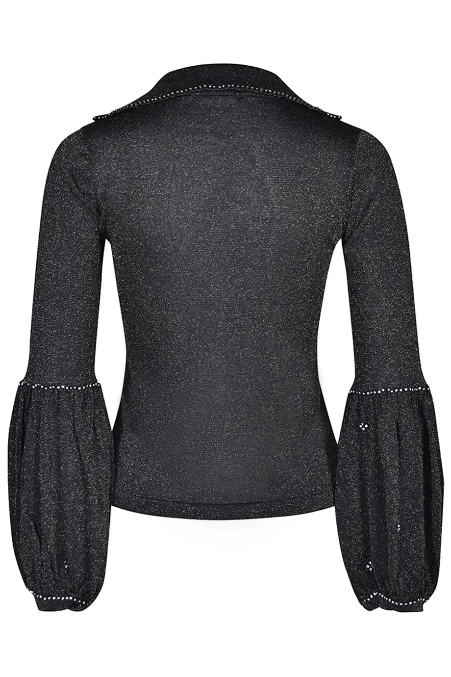 ByTimo Glitter V-Neck - Black
