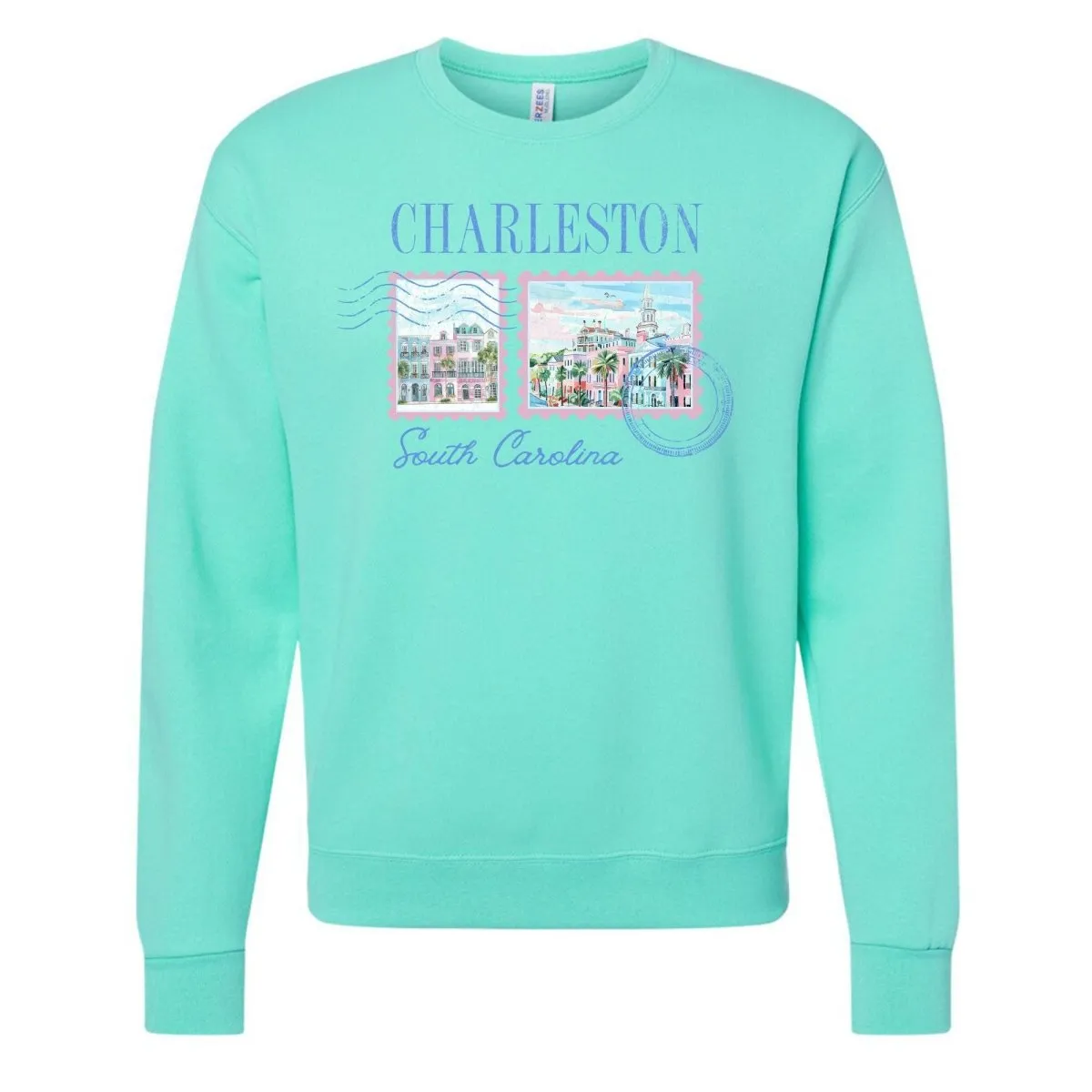 'Charleston Stamp' Crewneck Sweatshirt