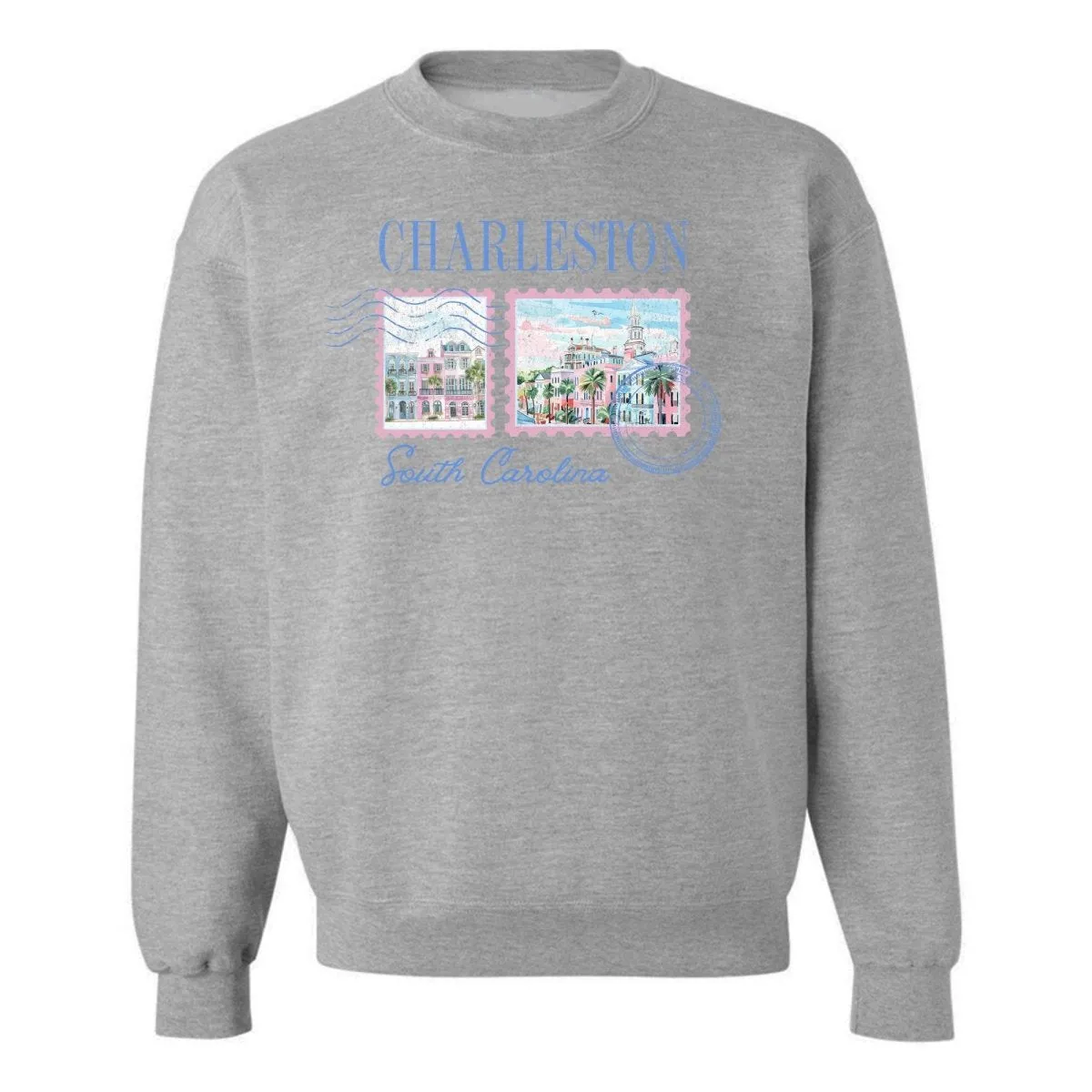 'Charleston Stamp' Crewneck Sweatshirt