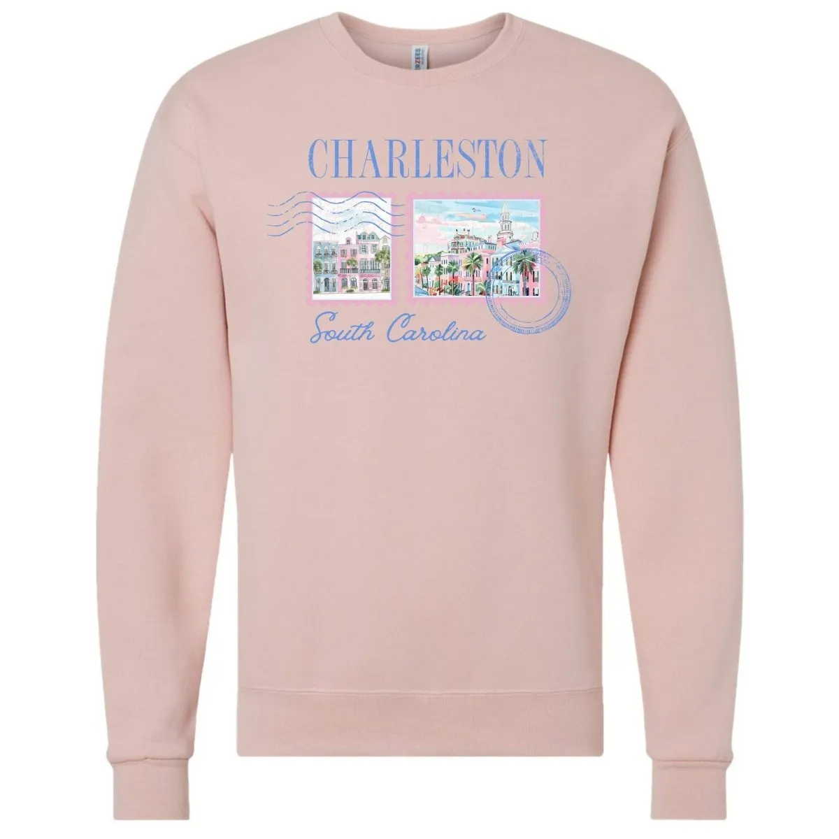 'Charleston Stamp' Crewneck Sweatshirt