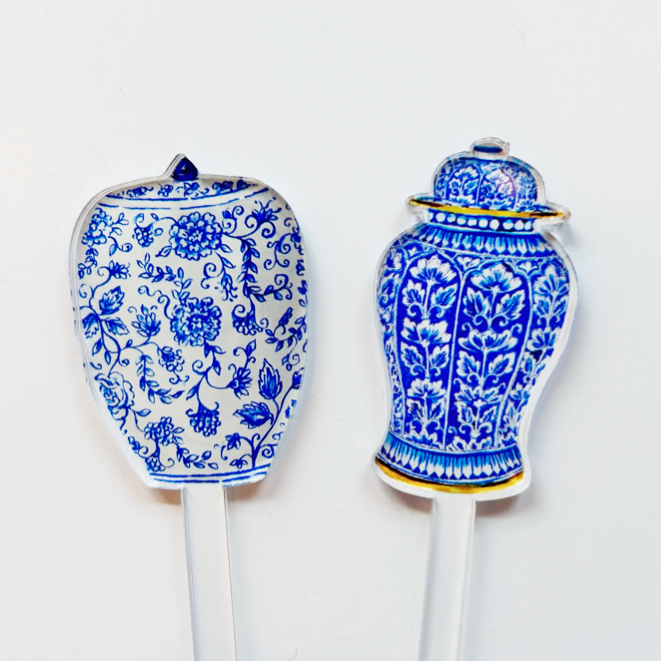 Chinoiserie Themed Drink Stirrers