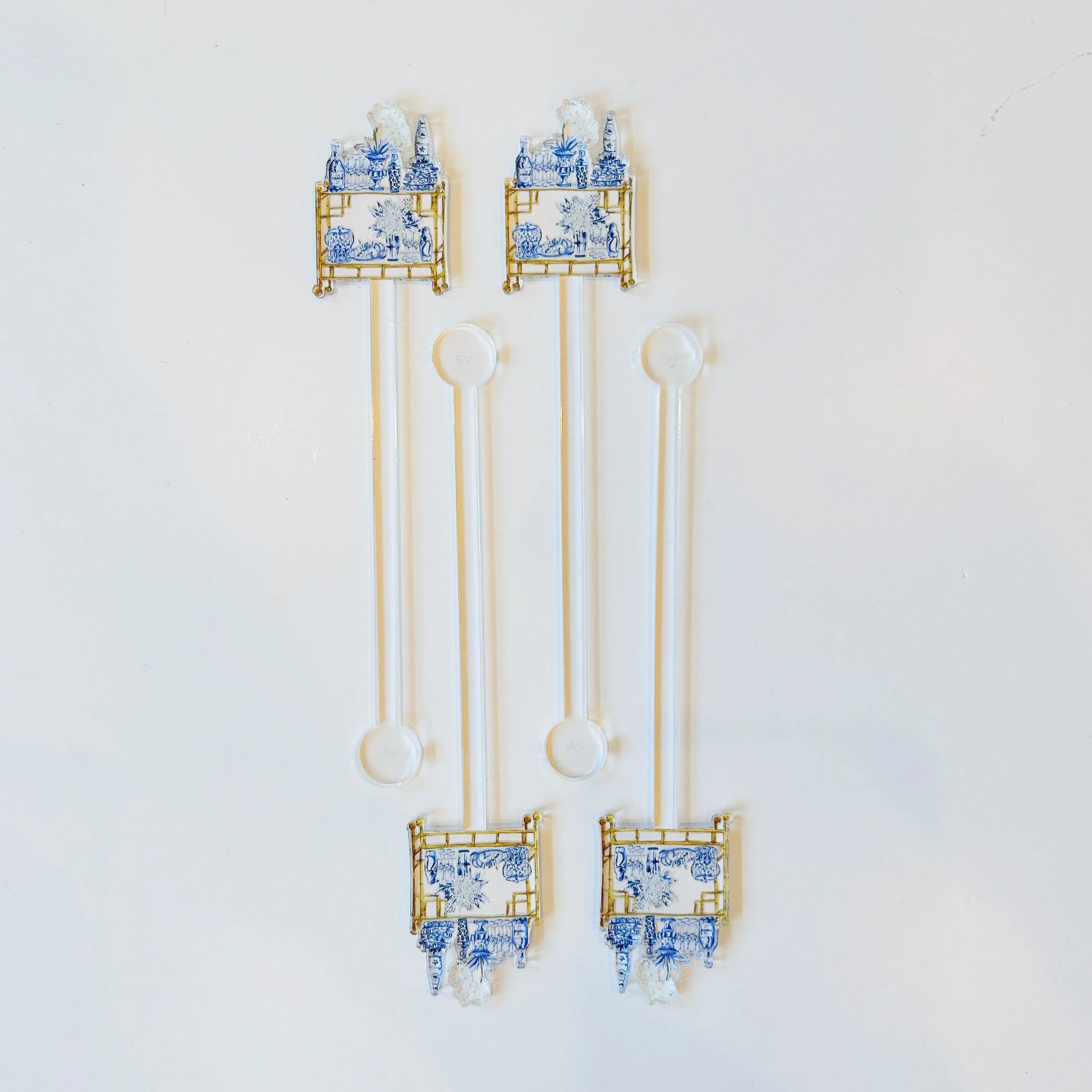 Chinoiserie Themed Drink Stirrers