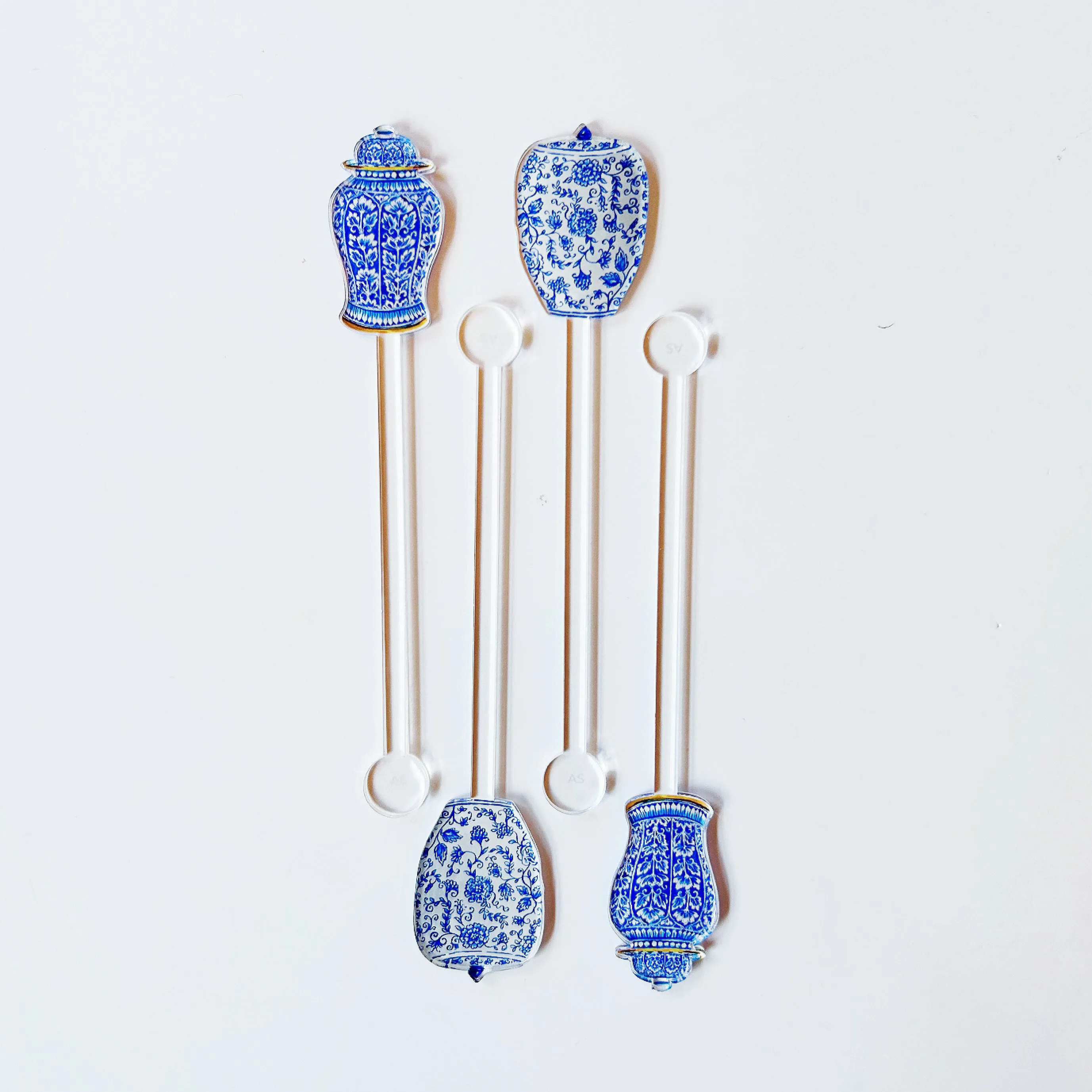 Chinoiserie Themed Drink Stirrers