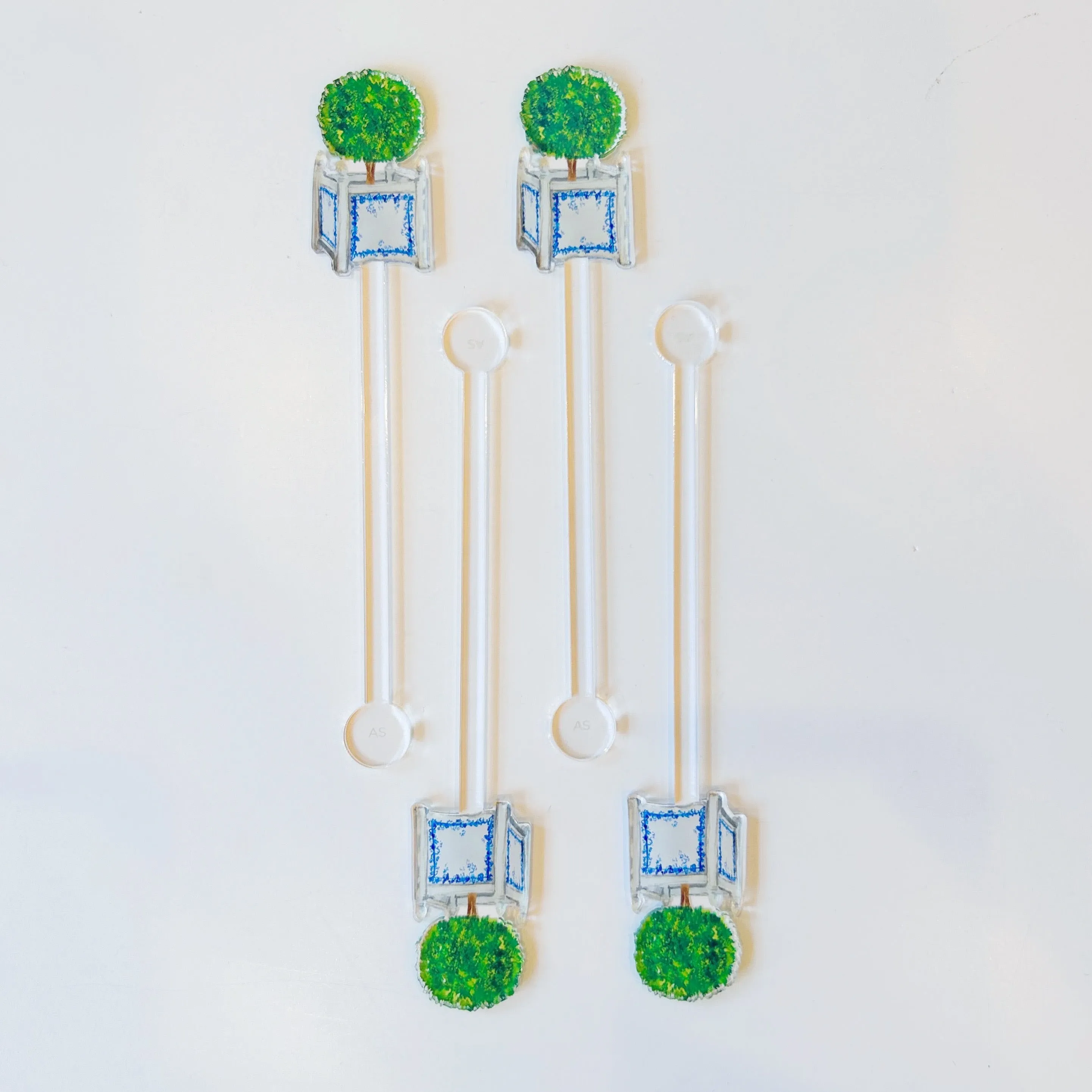 Chinoiserie Themed Drink Stirrers