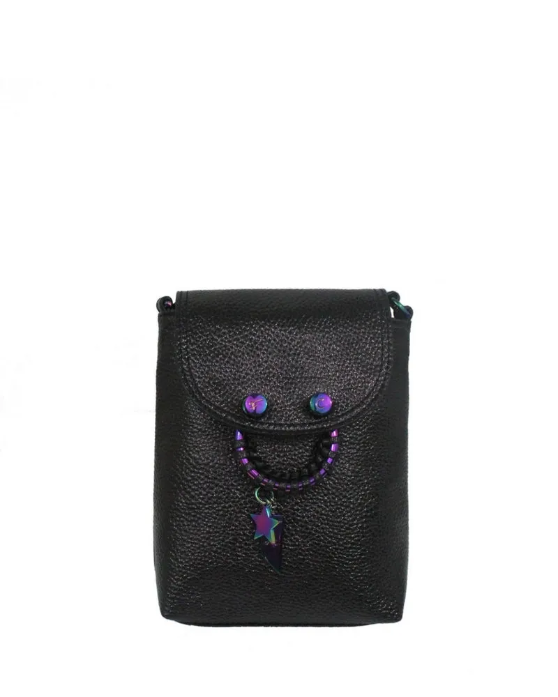 City Instincts Blake Crossbody in Black Patent