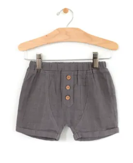 City Mouse - Muslin Boy Shorts in Steel