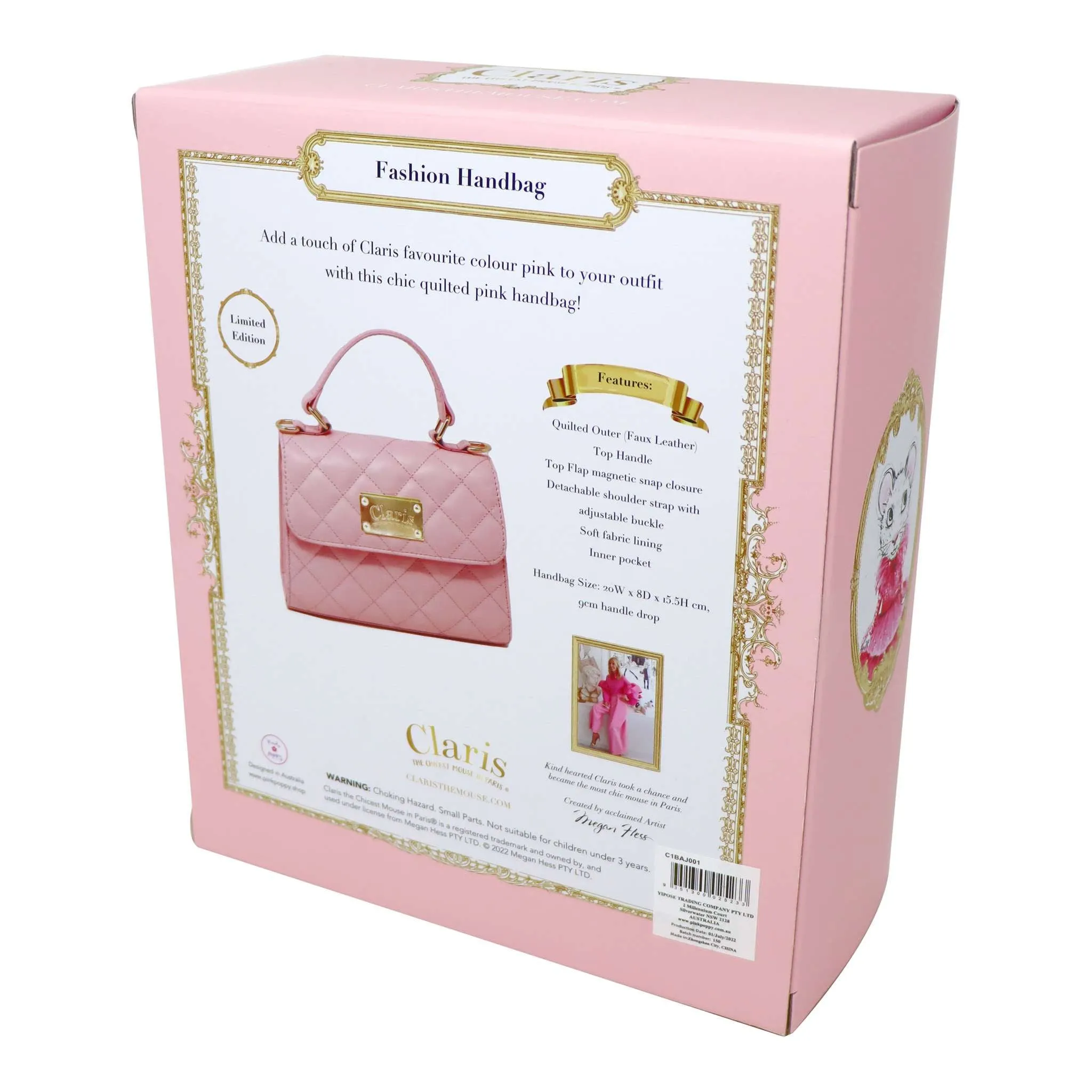 Claris Quilted  Shoulder Handbag