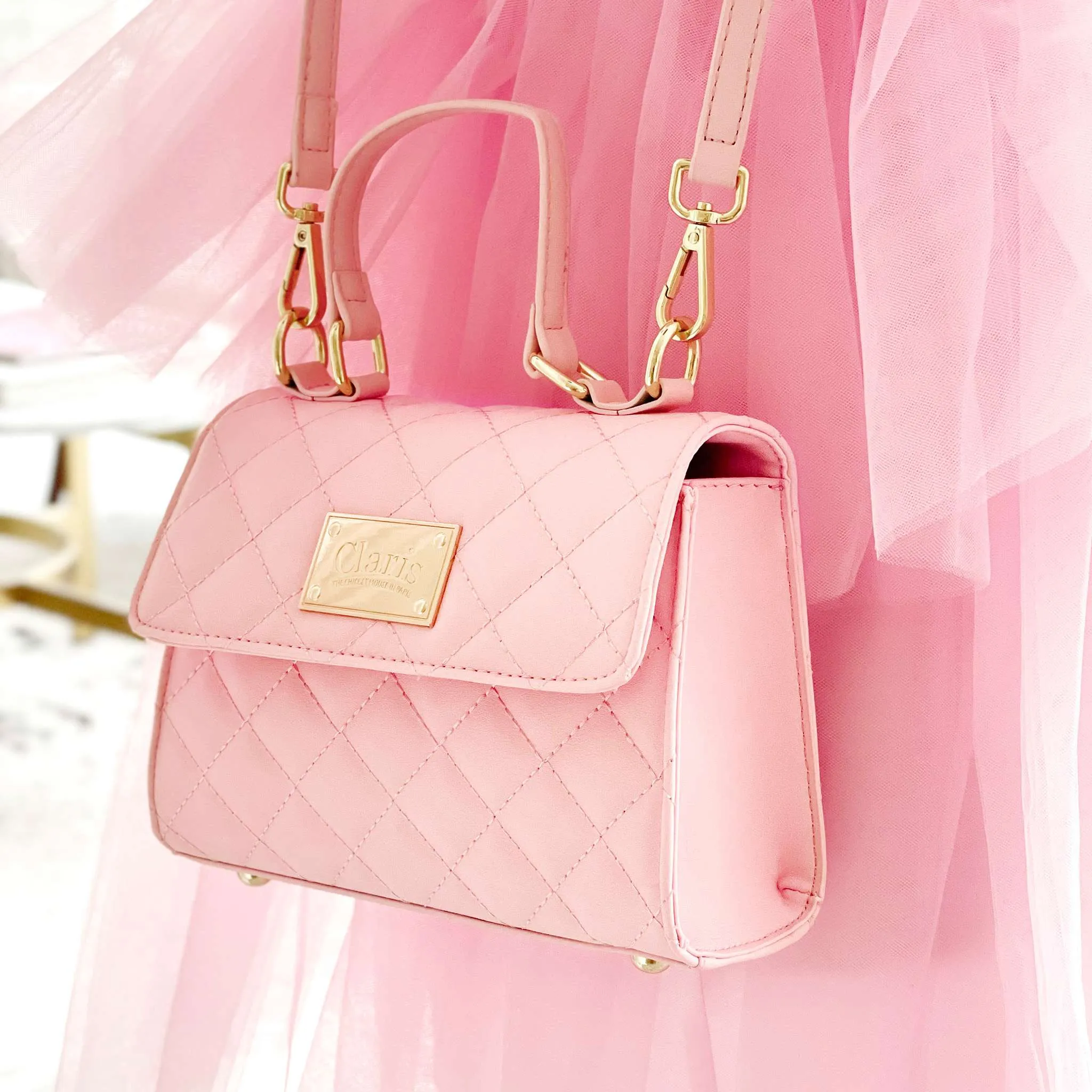 Claris Quilted  Shoulder Handbag