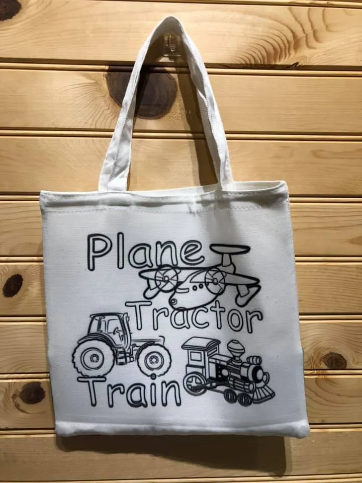 Coloring Tote - Green