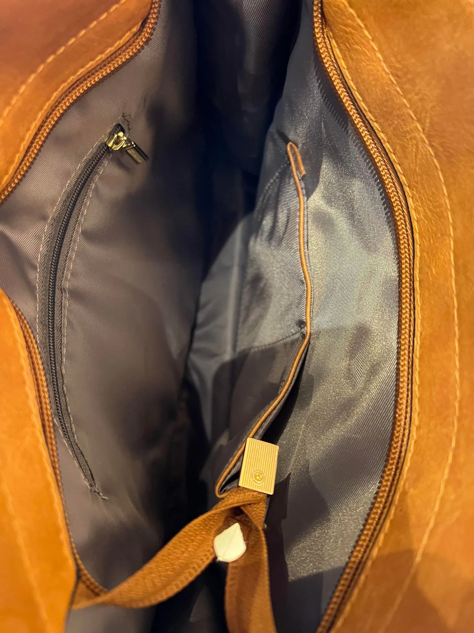 Cross Body Bag - Sunflower and Taupe
