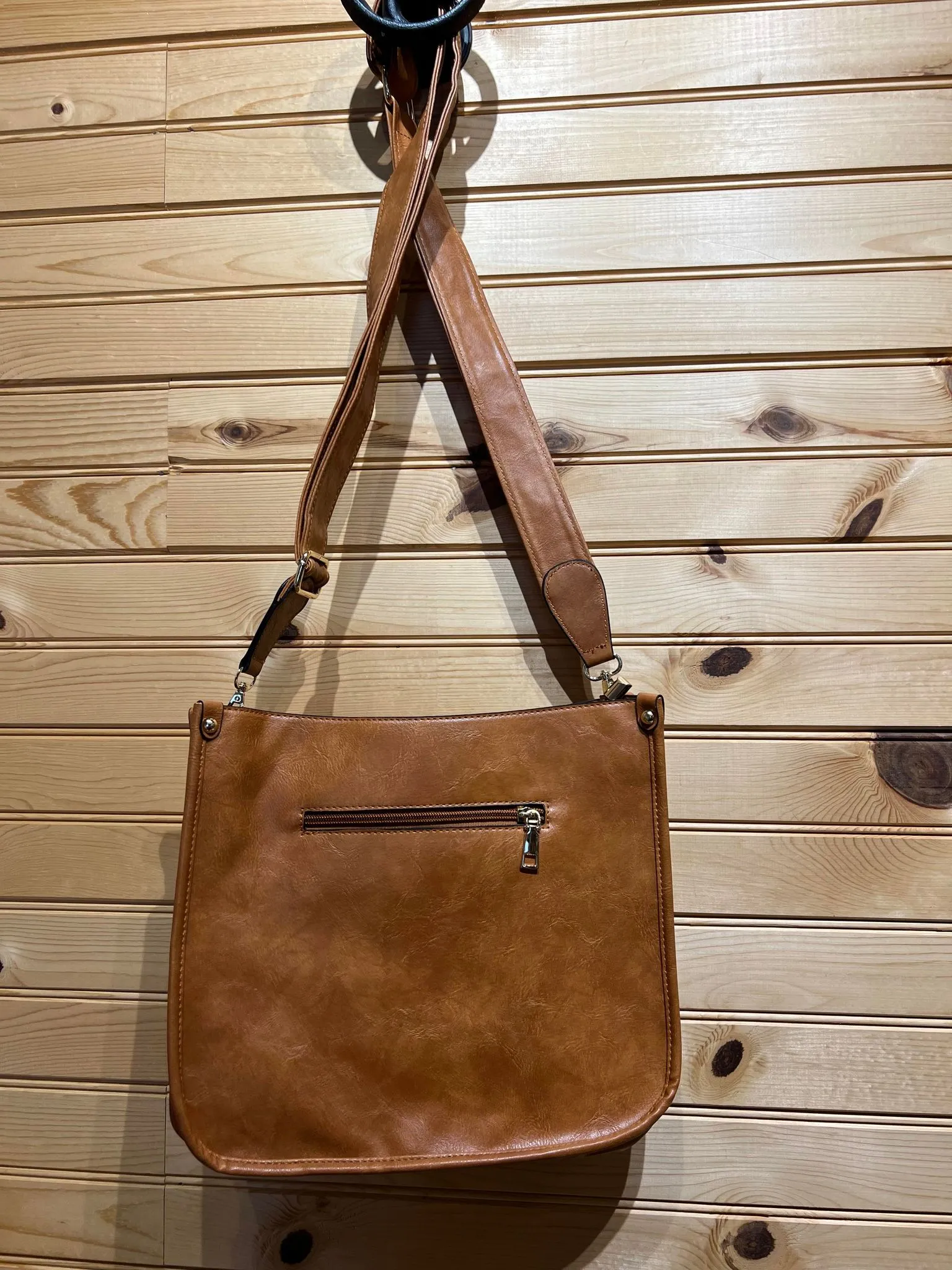 Cross Body Bag - Sunflower and Taupe