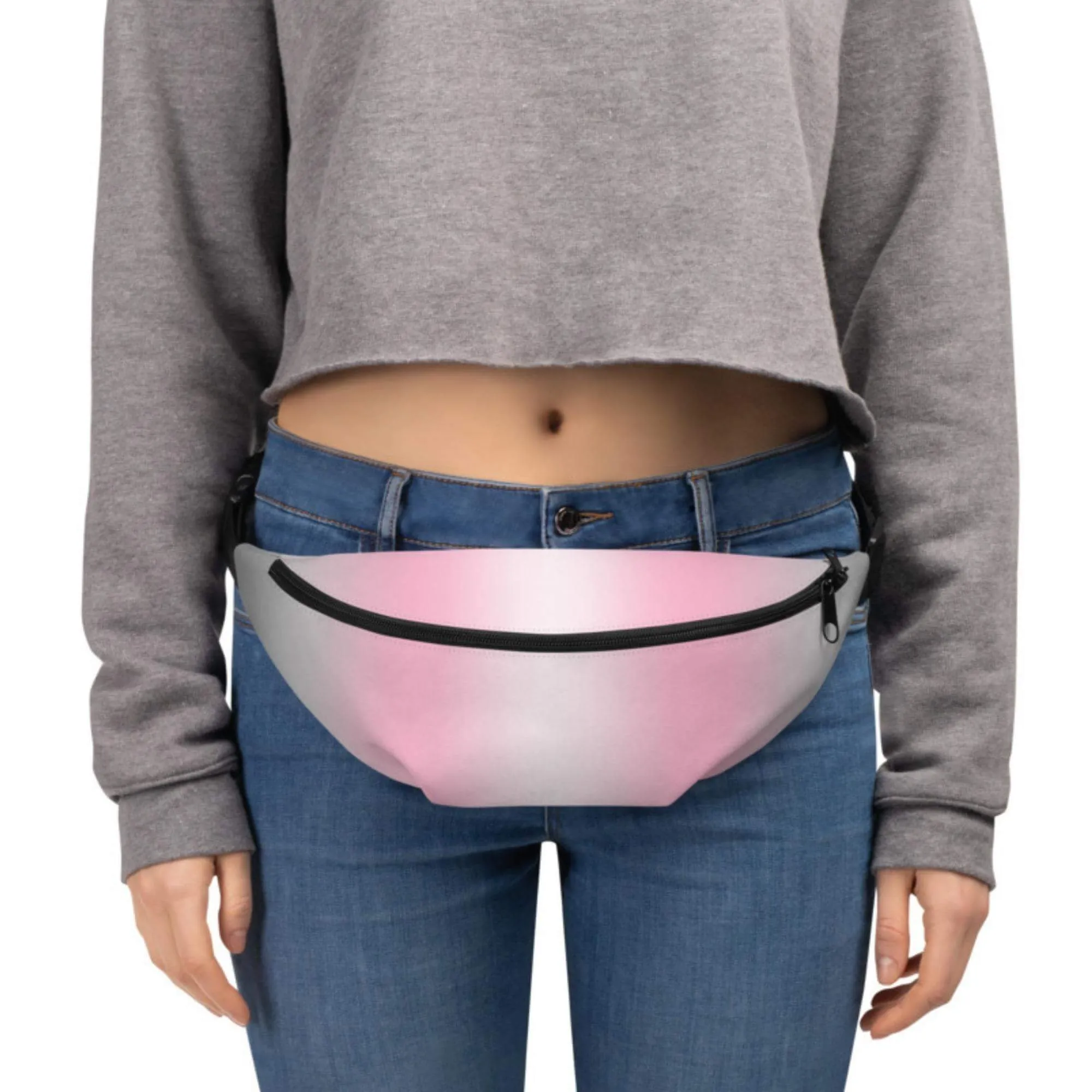 Demigirl Pride Ombre Crossbody Belt Bag