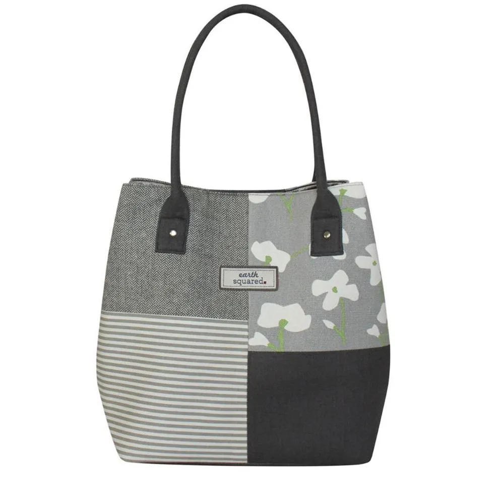Earth Squared Patchwork Slouch Tote Bag