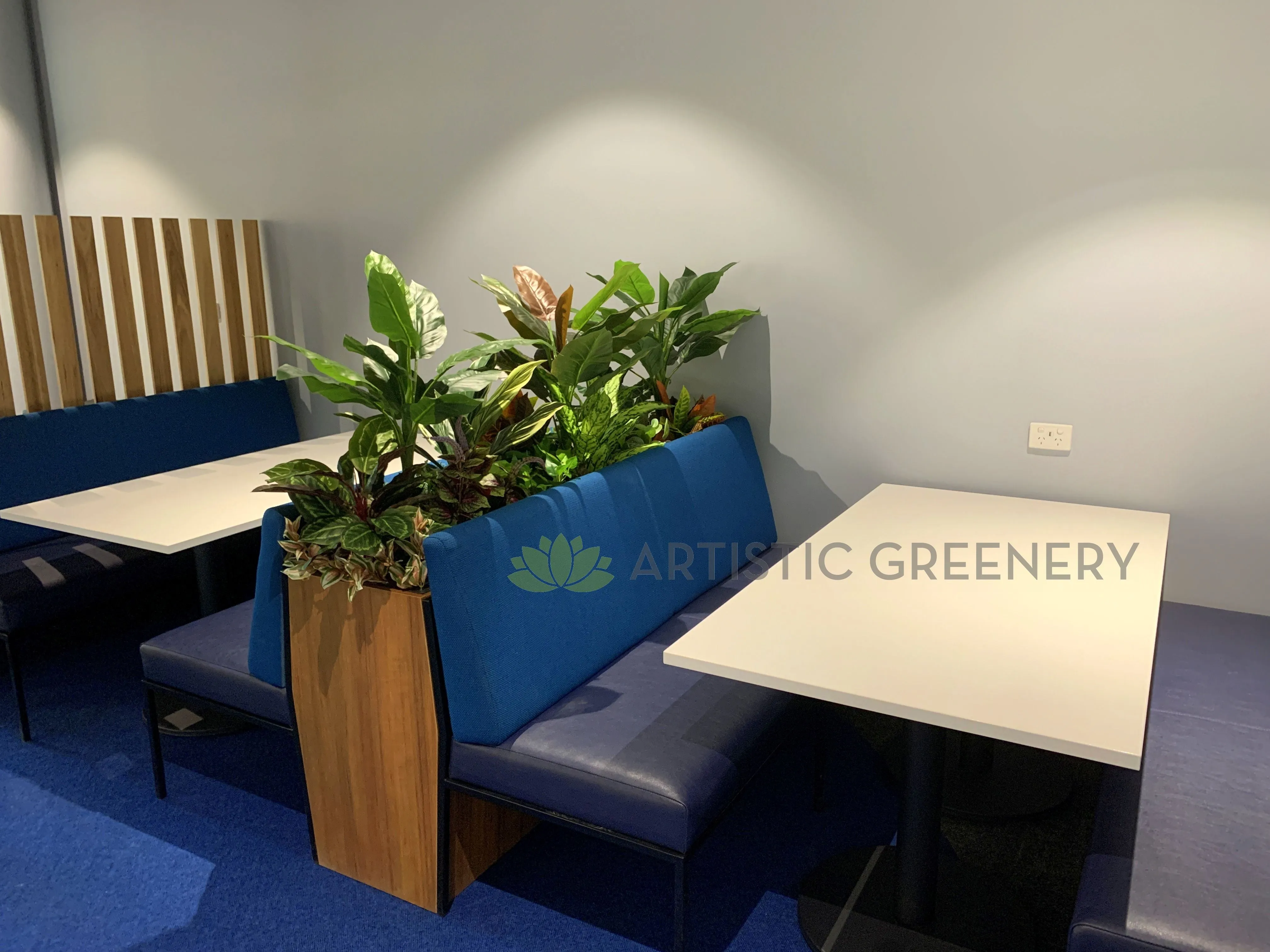Edith Cowan University (ECU) Joondalup Campus Library - Artificial Plants for Built-in Cabinets / Planters